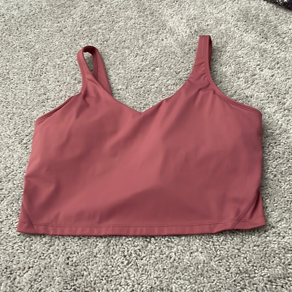 Mauve workout tank